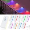 imageWILLED Motion Sensor Night Light RGB ampamp Warm White Stair Lights Indoor Rechargeable Color Changing Night Light Wireless Motion Sensor Light Indoor for StairHallwayBathroomCabinetKitchen10 Pack10 Pack